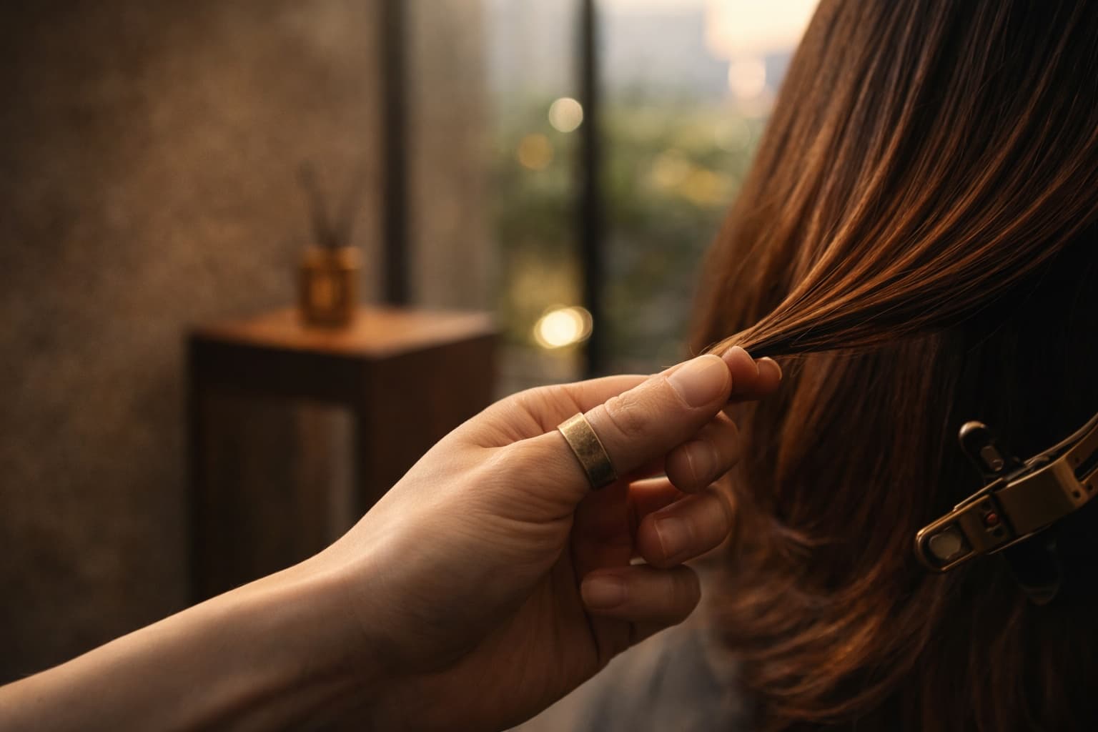 준오헤어 포스코사거리점 브랜드 무드를 표현한 헤어 아트 비주얼